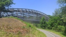 Silniční most přes řeku Odru na ul. Hlučínské mezi Přívozem a Petřkovicemi