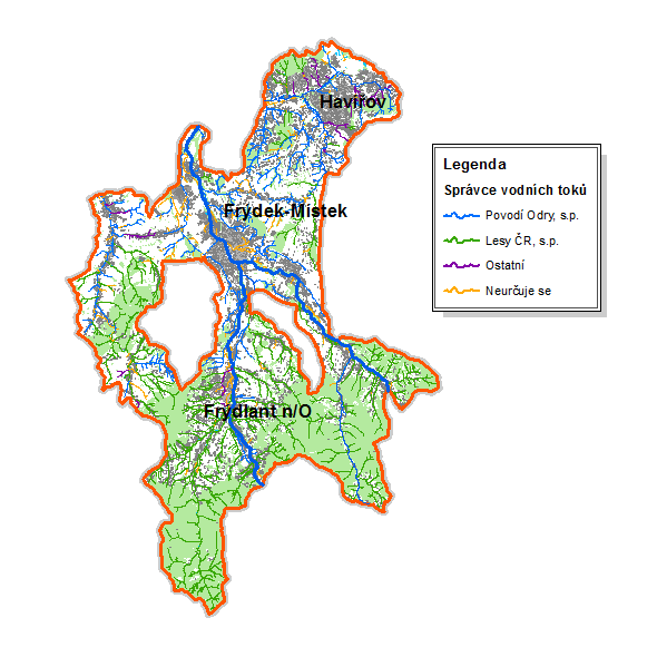 mapa Frýdek-Místek
