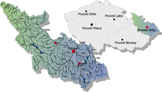 Mapa územní působnosti